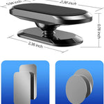 2 Pack Strong Magnetic Car Phone Holder Upgrade Powerful Magnet 360 Degree Rotation Universal Stable Car Cell Phone Mount Compatible With All Mobile Phones